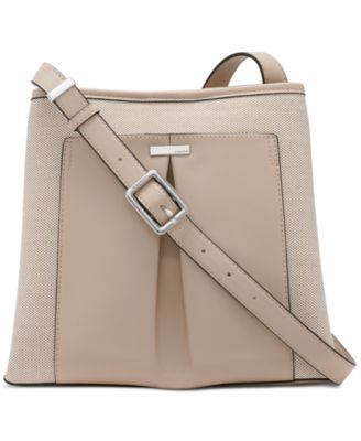 Calvin Klein - Nickel Small Birdseye Magnetic Snap Crossbody