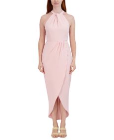 julia jordan Knot Neck Tulip Hem Midi Dress Macy s