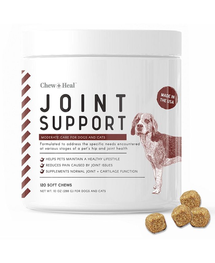 Chew + Heal Hip & Joint Support Supplement for Dogs 120 Delicious