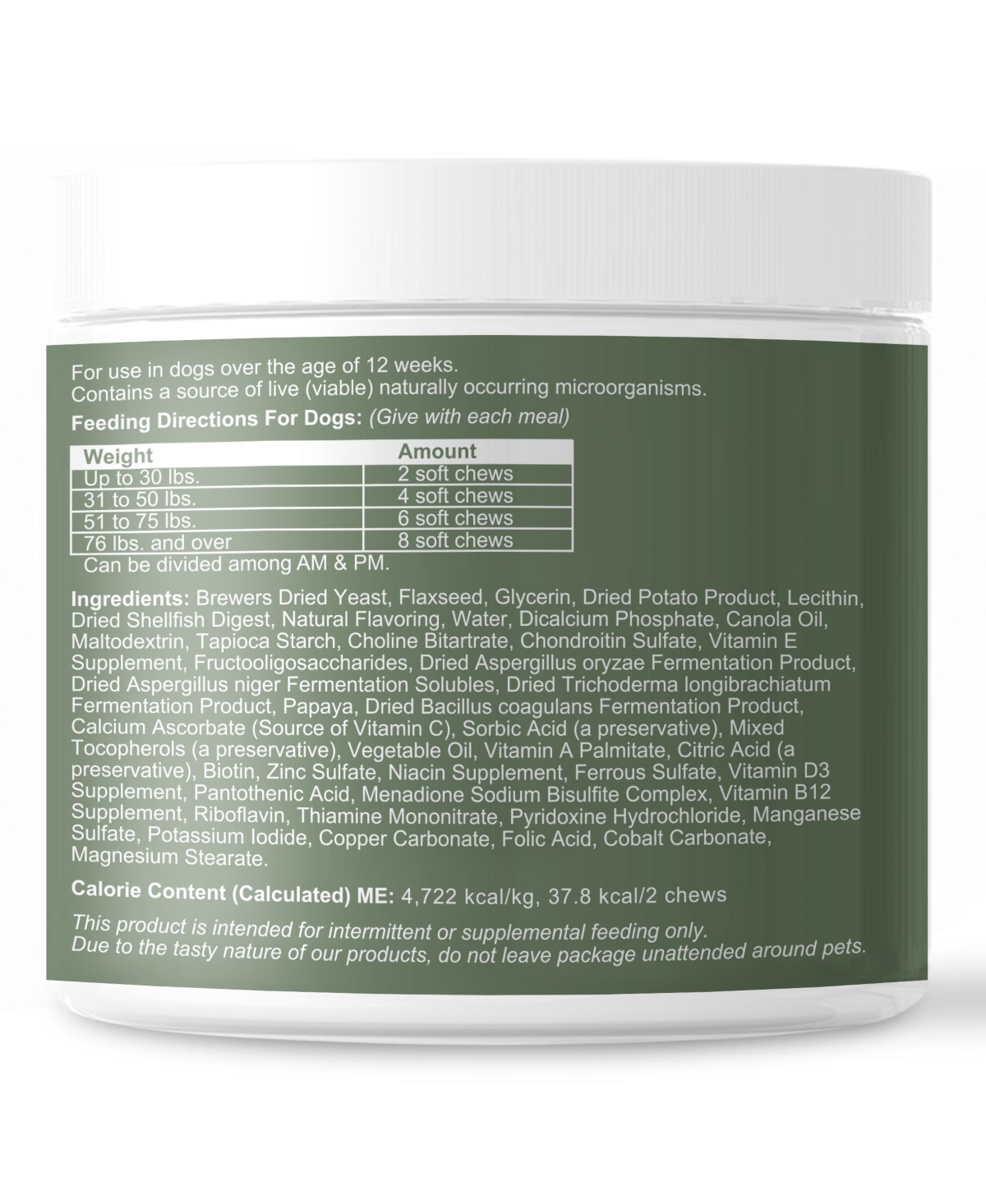 Chew + Heal MaxProtect Omega Skin + Coat, Dog Supplement & Multivitamin, Improve Joints, Digestion, Skin & Fur - Delicious Total Chews