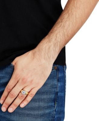 Men's Lab Grown Diamond Cluster Ring (1 ct. t.w.) in 10k Gold