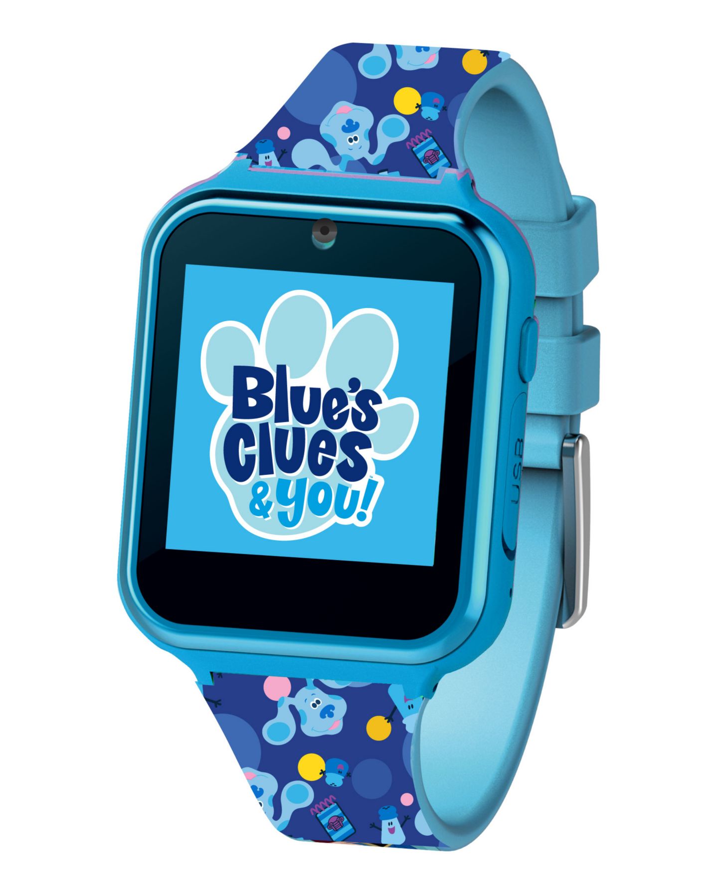 Детские часы Nickelodeon Children's Blue Clues Silicone Smart Watch 38mm — фото 1