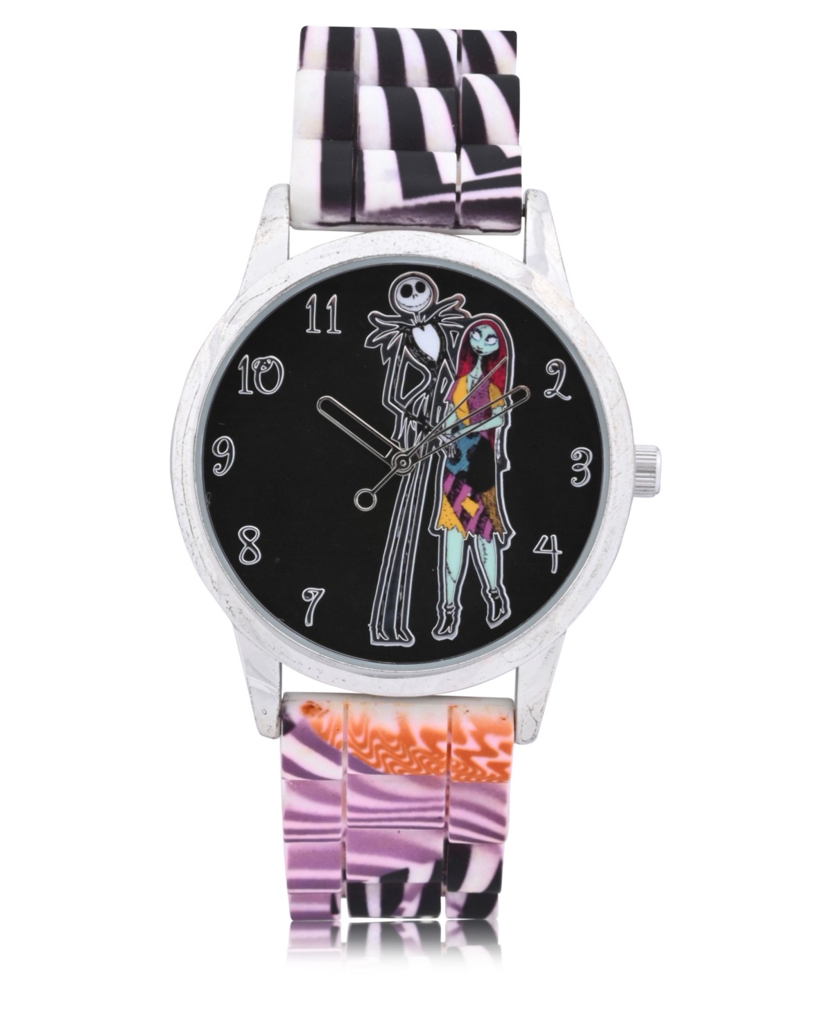 Детские часы Disney Nightmare Before Christmas с чёрным силиконовым ремешком 32мм — фото 1