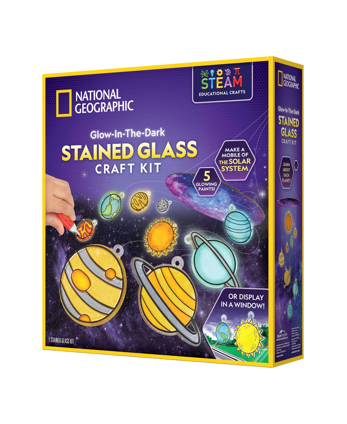 Stained Glass Solar System Craft Kit - Multi-Color