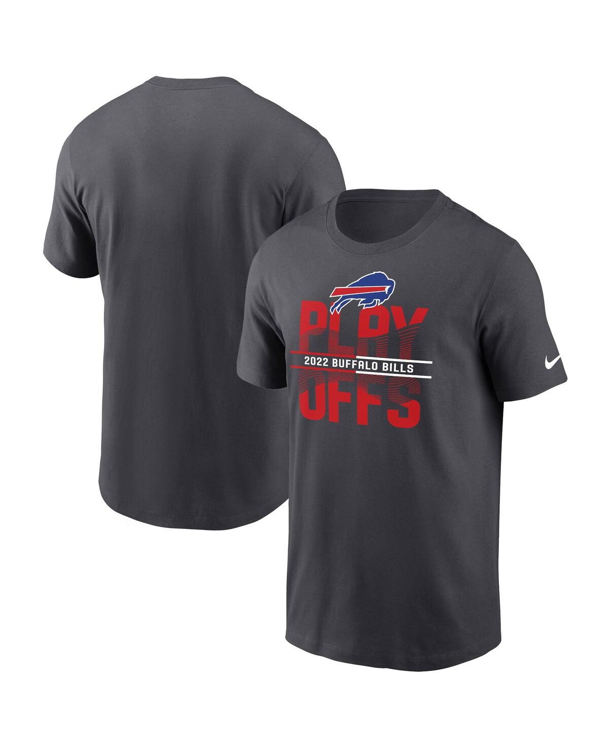 Men's NikeBuffalo Bills 2022 Nfl Playoffs Iconic T-shirt - Anthracite