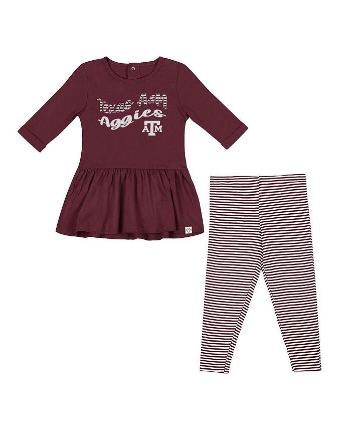 Colosseum Toddler Girls Maroon Texas A&M Aggies Grinch Long Sleeve