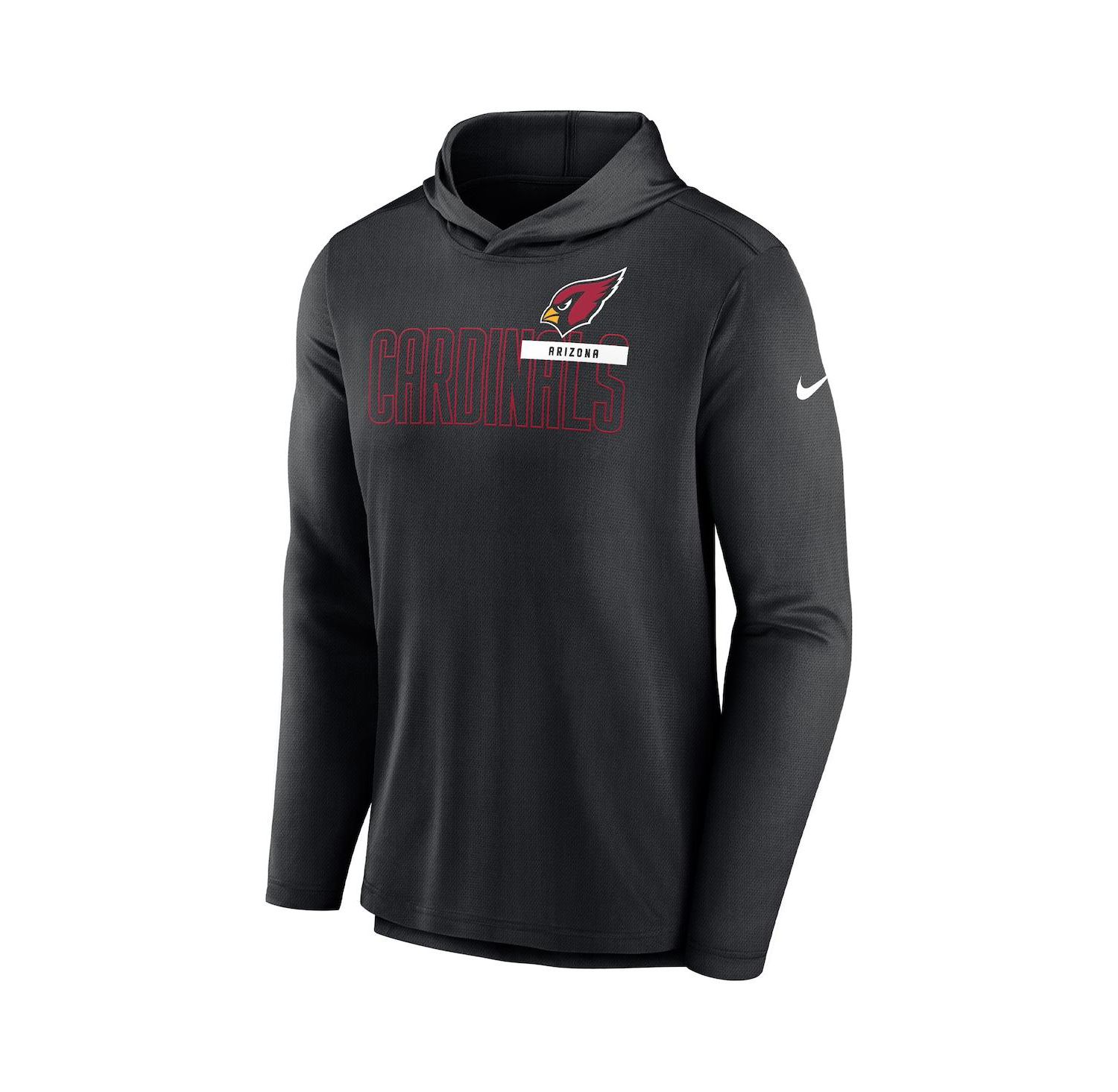 Men's Black Arizona Cardinals Performance Team Pullover Hoodie