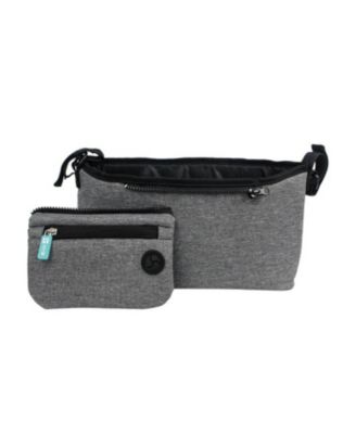 Kids Adjustable Stroller Organizer with Removable Wristlet for Diapers, Bottles, Keys, and Accessories