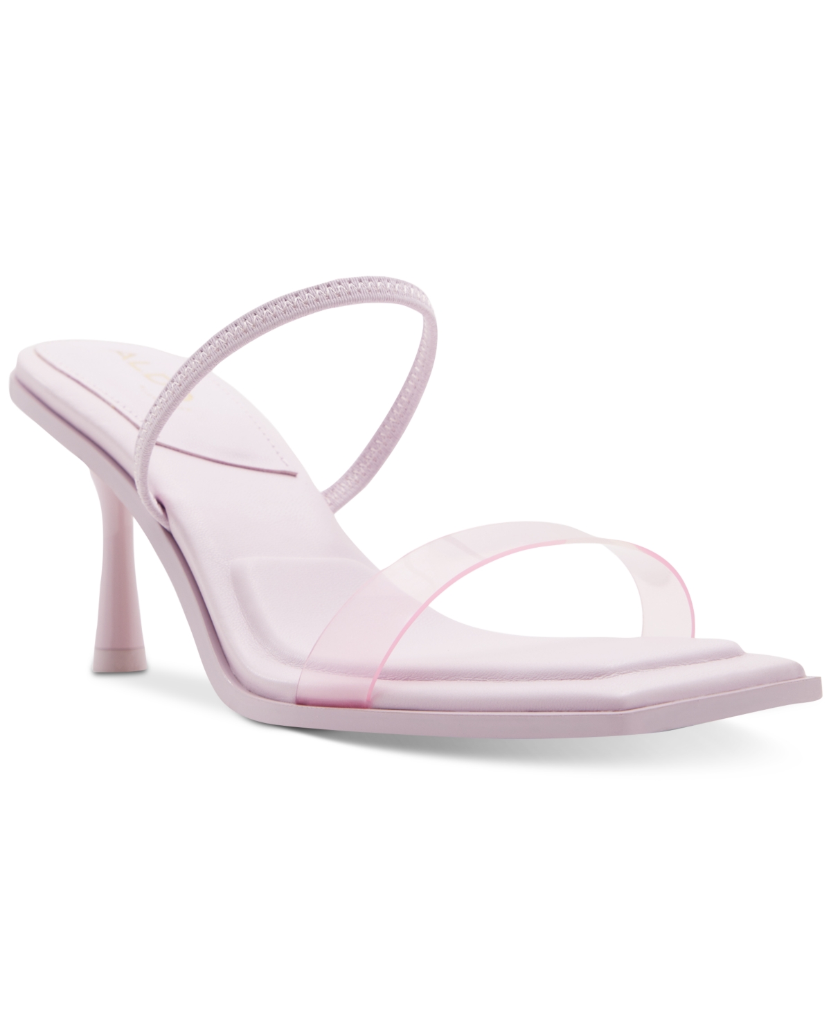 Shop Aldo Women's Deca Square-toe Two-band Dress Sandals In Pink