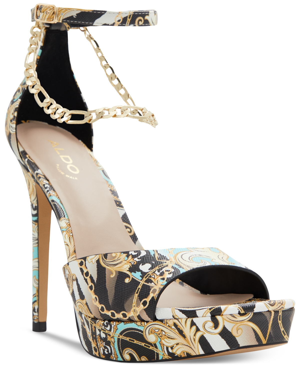 Aldo Prisilla Platform Chain Dress Sandals Women's Shoes