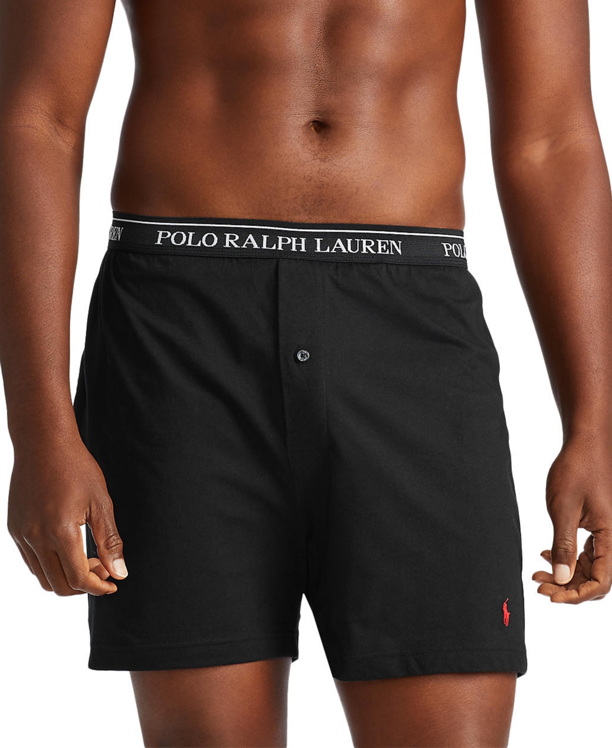 Polo Ralph Lauren Men's 3-Pack. Cotton Classic Knit Boxers -/ Madison / Black