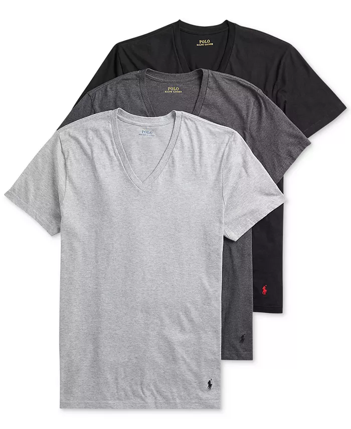 Men's 3-Pack V-Neck Classic Undershirts - thumbnail 10