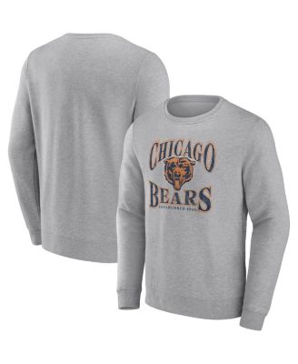Men's Heathered Charcoal Chicago Bears Playability Pullover Sweatshirt