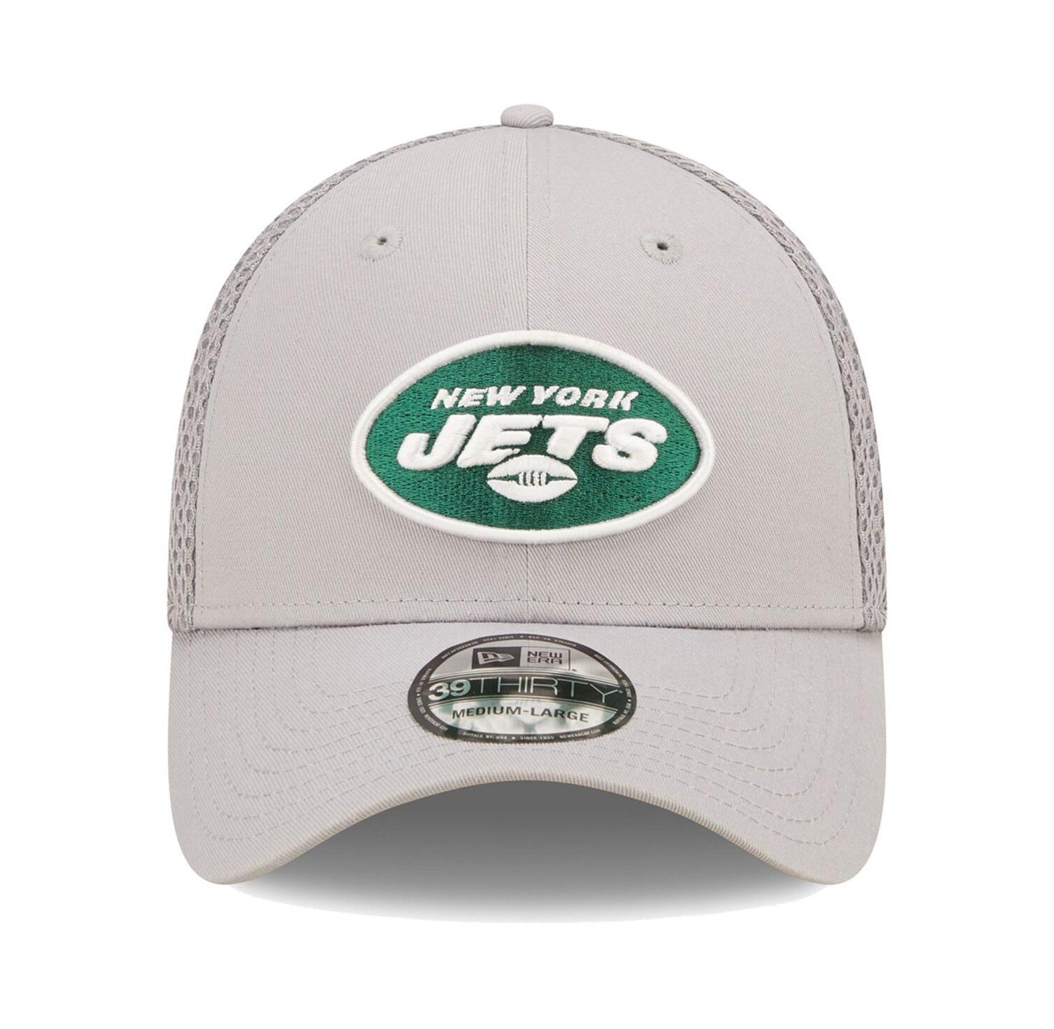 Men's Gray New York Jets Team Neo 39Thirty Flex Hat