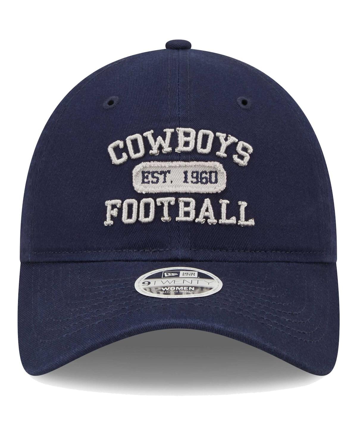 Shop New Era Women's  Navy Dallas Cowboys Formed 9twenty Adjustable Hat