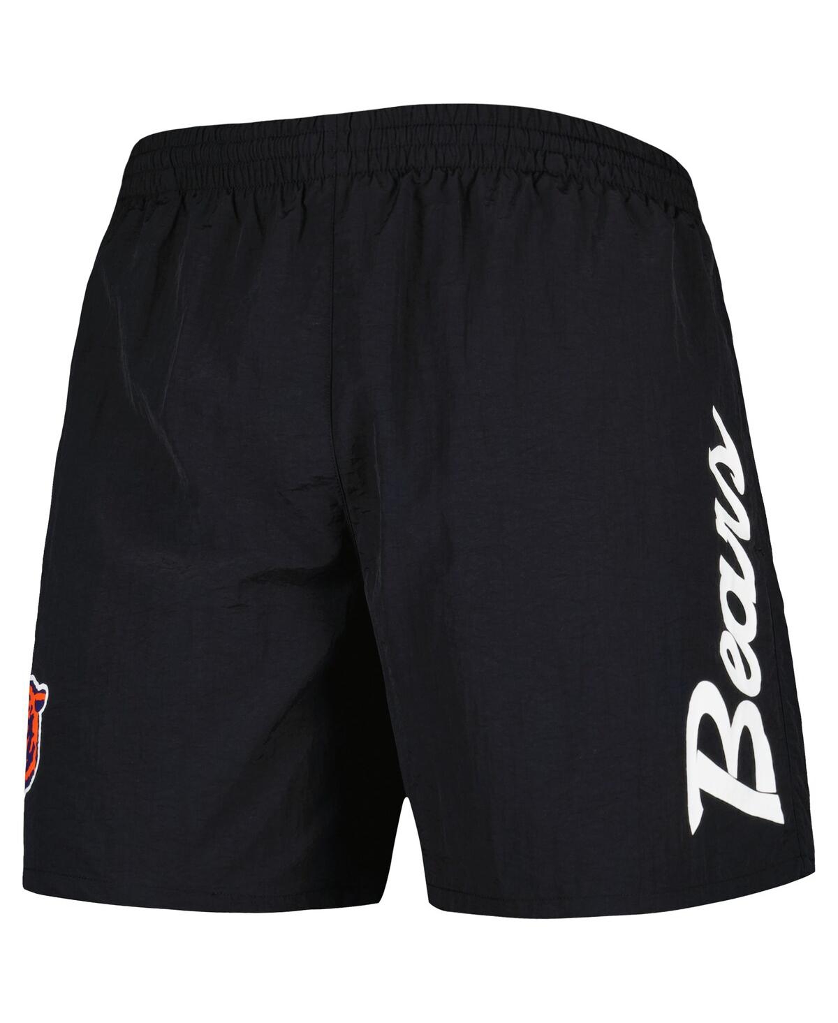 Men's Mitchell & NessChicago Bears Team Essentials Nylon Shorts - Black
