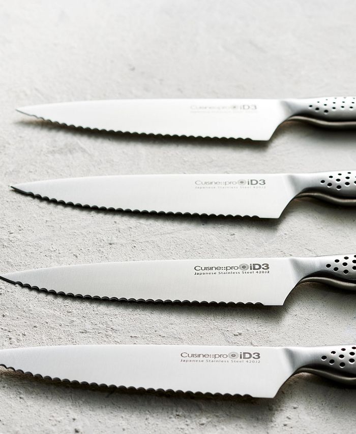 Cuisinepro® Id3 4.5" Steak Knife Set, 4 Piece Macy's