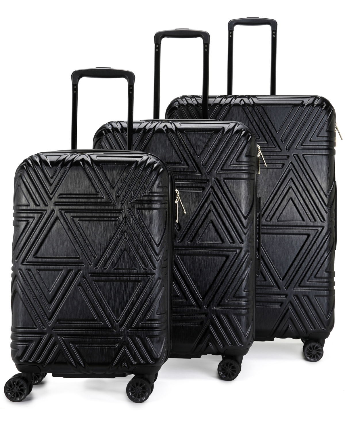 Contour 3-Pc. Expandable Hard Spinner Luggage Set - Black