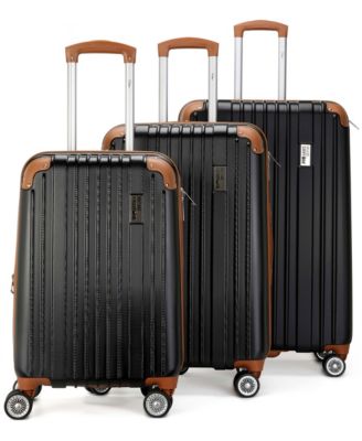 Miami CarryOn - Collins 3 Piece Expandable Retro Spinner Luggage Set