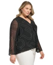 Plus Size Tops - Womens Plus Size Blouses u0026 Shirts - Macy's