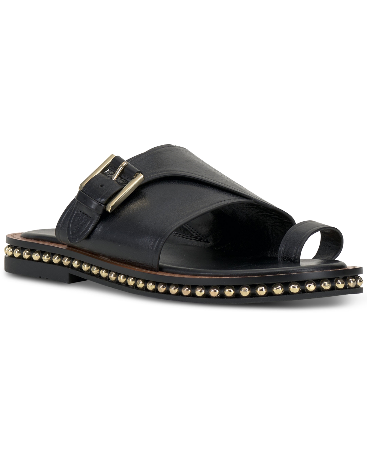 UPC 196672387386 product image for Vince Camuto Women's Cooliann Hooded Thong Flat Sandals Women's Shoes | upcitemdb.com