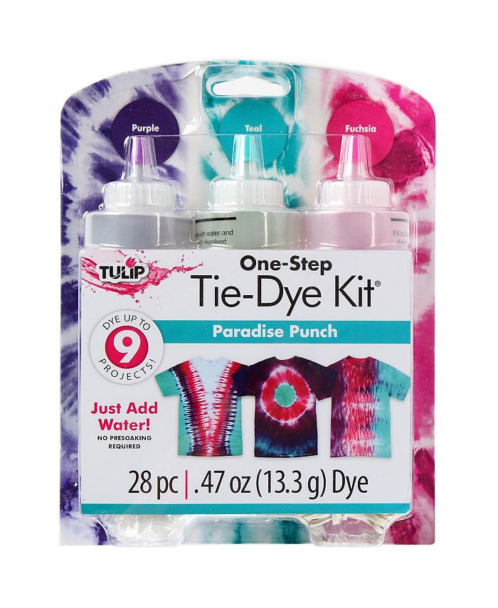 Tulip One-Step Tie-Dye Kit 5 kleuren - set voor 5 shirts