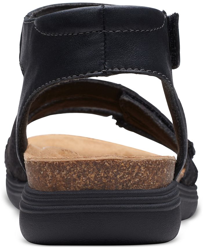 Clarks Women's April Dove Studded-Strap Comfort Sandals - Macy's