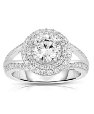 Sterling Silver Cubic Zirconia Statement Ring