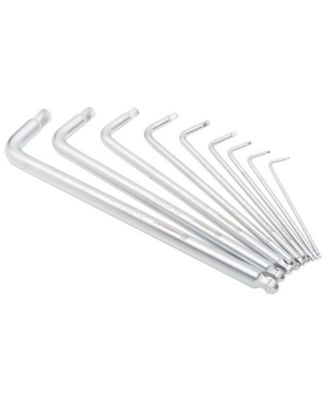 9 Piece Zeon SAE Hex Key Wrench Set for Damaged Fasteners