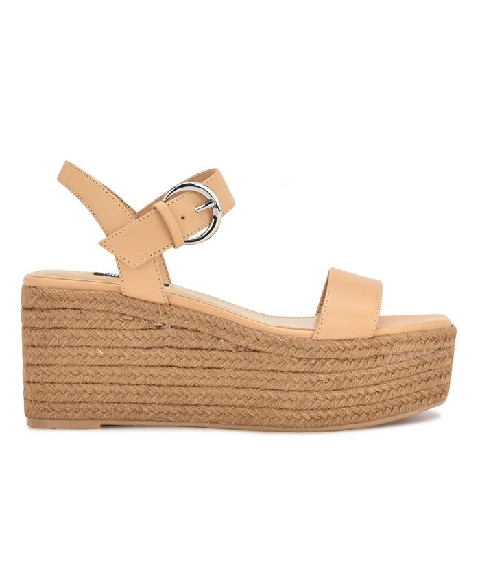 Nine West Women's Nillo Espadrille Wedge Dress Sandals Macy's