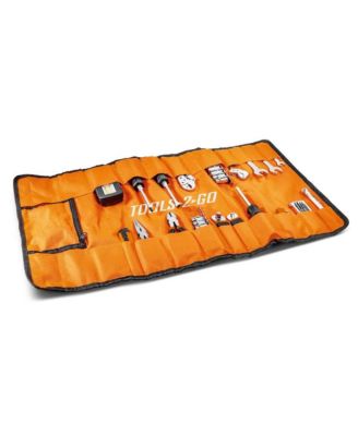 83 Piece Tool Set with Roll-Up Pouch for Automotive and Home Repair