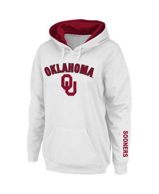 Women's Oklahoma Sooners Arch and Logo 1 Pullover Hoodie