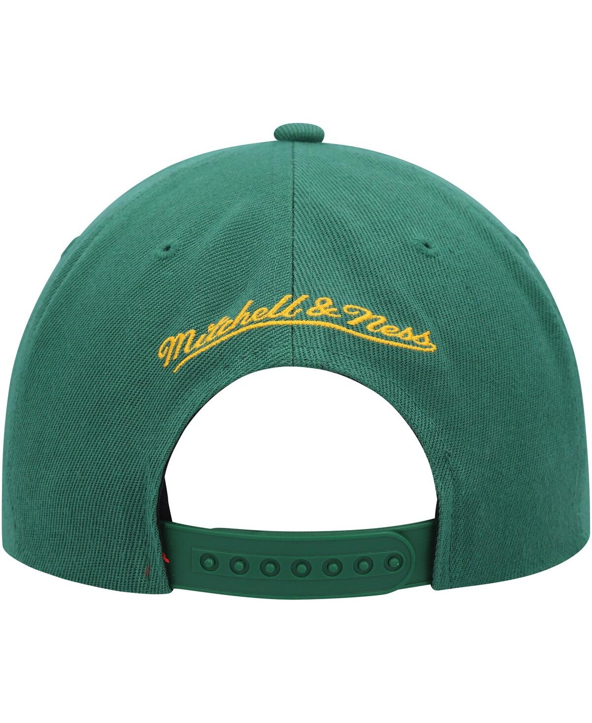Men's Mitchell & NessUtah Jazz Side Core 2.0 Snapback Hat - Green