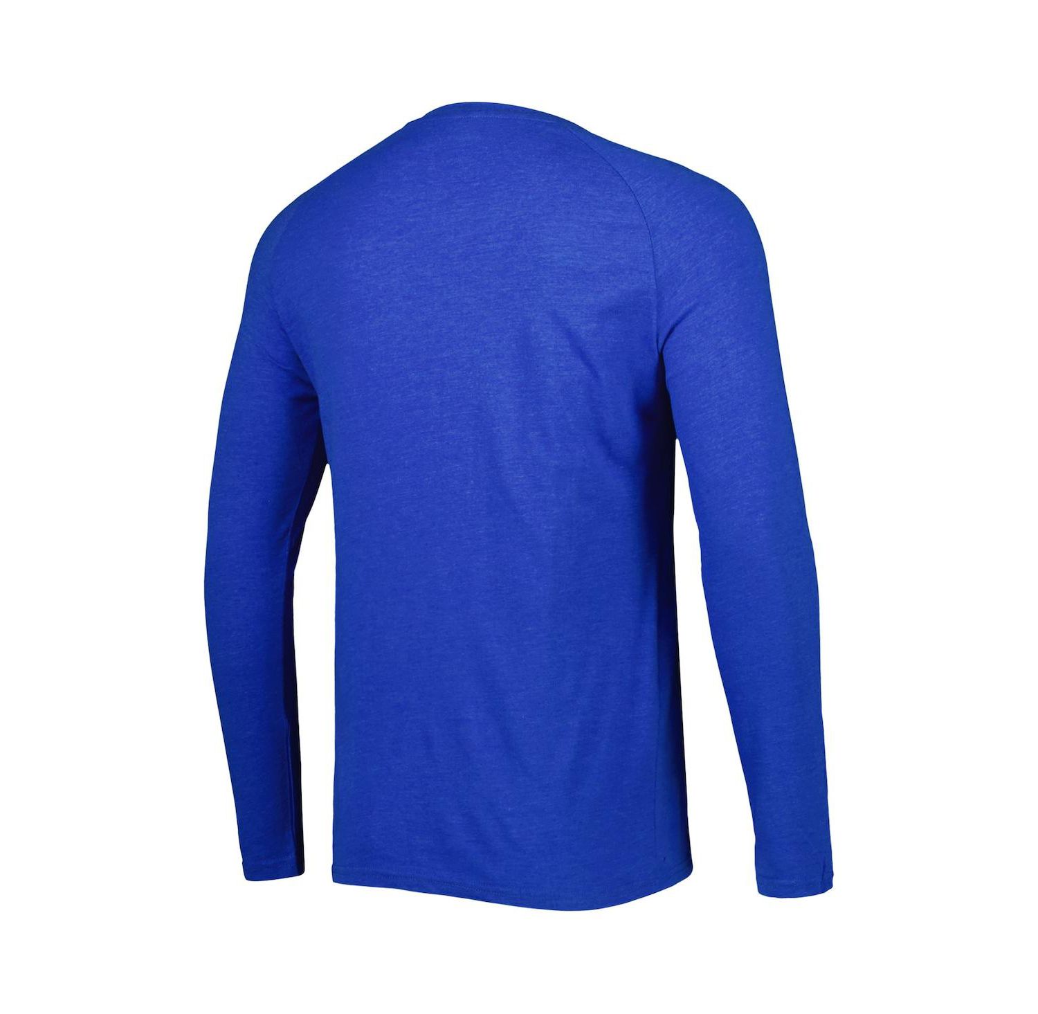 Men's Royal New York Mets Inertia Raglan Long Sleeve Henley T-shirt