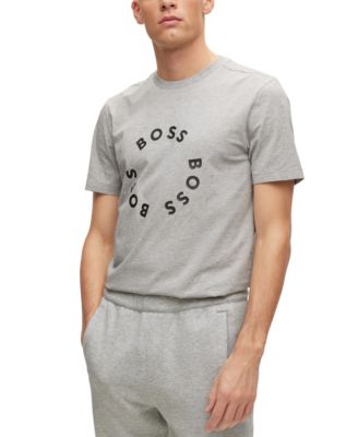 Hugo Boss T-Shirt da Uomo con Logo - Azzurra Sport