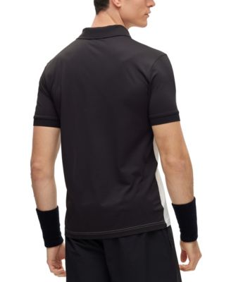 BOSS MATTEO BERRETTINIコロッセオグラフィック ポロシャツ BOSS - BOSS x Matteo Berrettini waffle-fabric T-shirt with