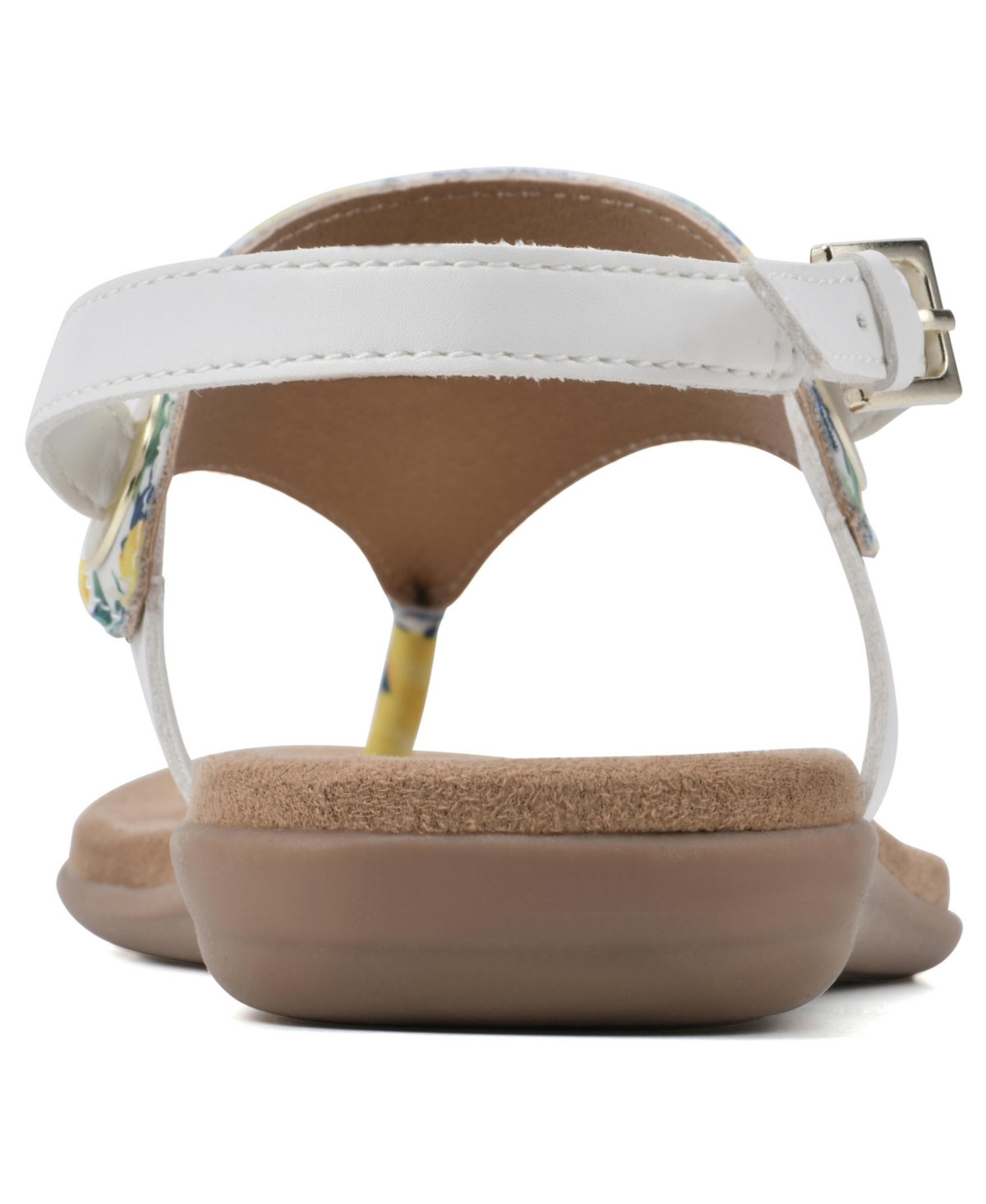 White Mountain Women's London Thong Flat Sandals - Multi, Fab- Textile