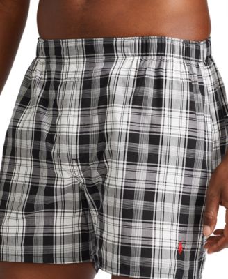 Men's 3 Pack Classic Woven Cotton Boxers