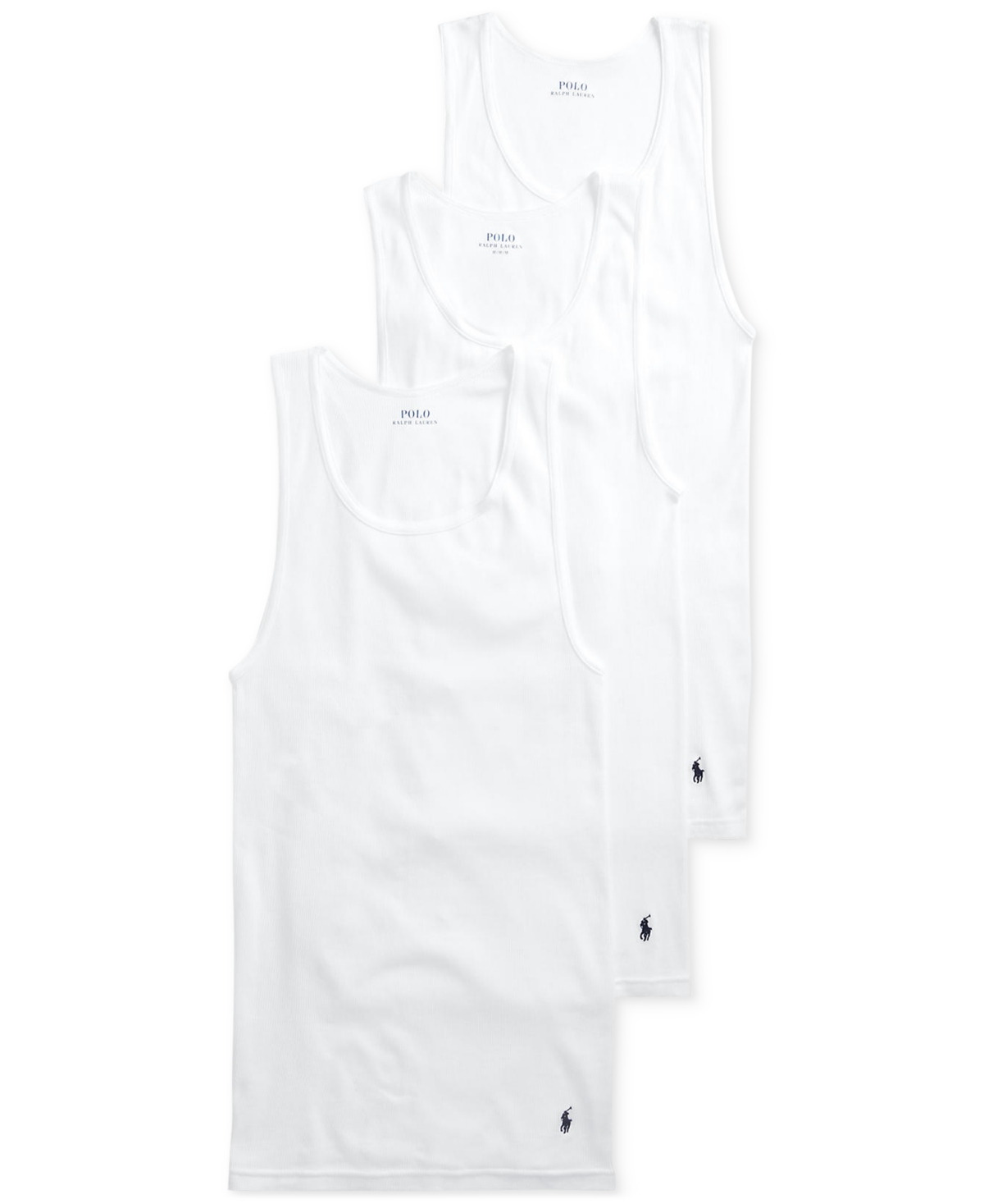 Polo Ralph Lauren Men's Classic-fit Tank Top, 3-pack In White