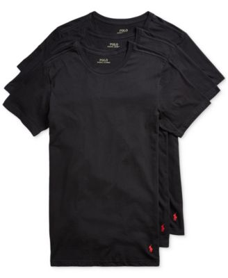 Polo Ralph Lauren - Men's Slim Fit Crewneck Undershirt, 3-Pack