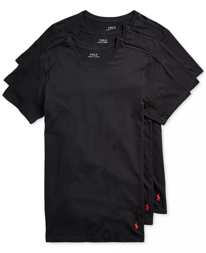 Men's 3-Pack Slim Fit Crewneck Undershirt - thumbnail 7