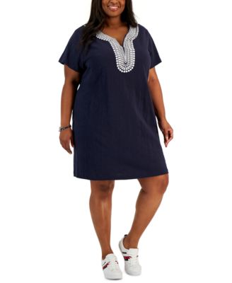 Macy's tommy hilfiger plus size dresses discount