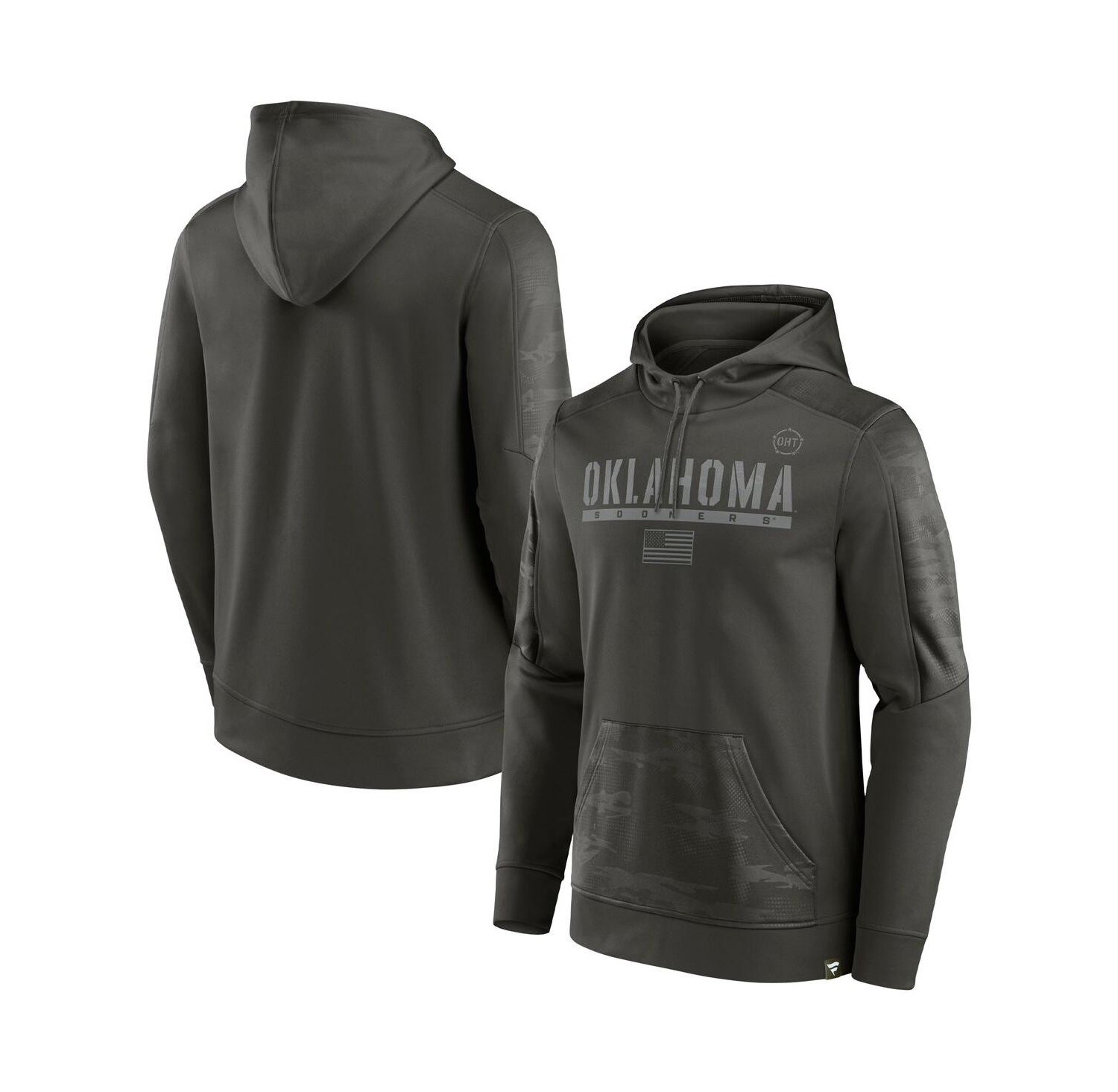 Men's Olive Oklahoma Sooners OHT Military-Inspired Appreciation Guardian Pullover Hoodie