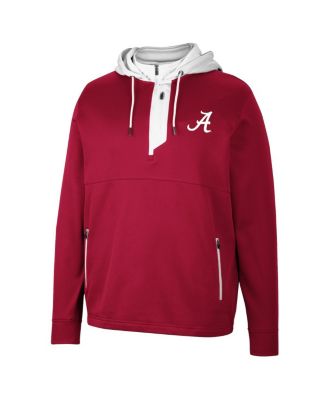 Men's Alabama Crimson Tide Luge 3.0 Quarter-Zip Hoodie