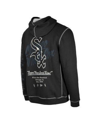 Men's Black Chicago White Sox Team Split Pullover Hoodie