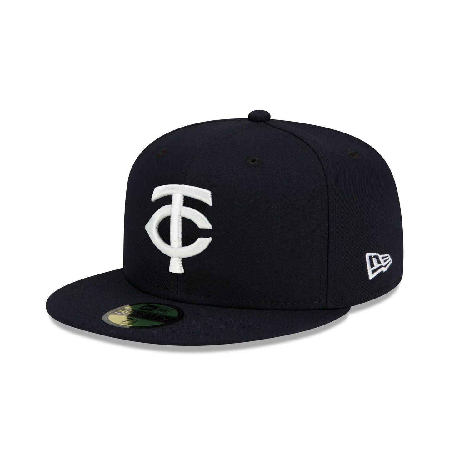 Мужская кепка New Era Navy Minnesota Twins 2023 Authentic Collection Alternate 59Fifty Fitted Hat — фото 2