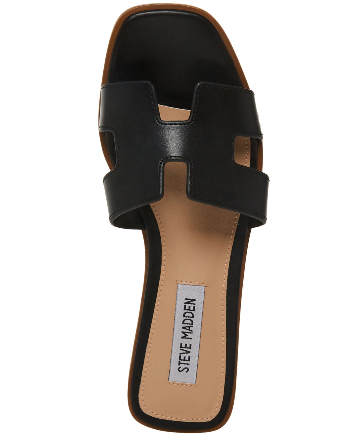 Женские сандалии Steve Madden Hadyn Slide, цвет: Чёрный — фото 4