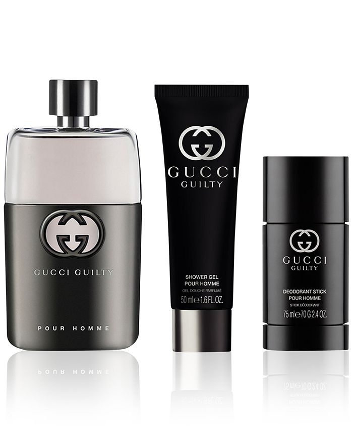 Gucci Men's 3Pc. Guilty Eau de Toilette Gift Set Macy's