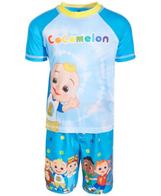 Dreamwave - Little Girls 2-Pc. Cocomelon Swim Set