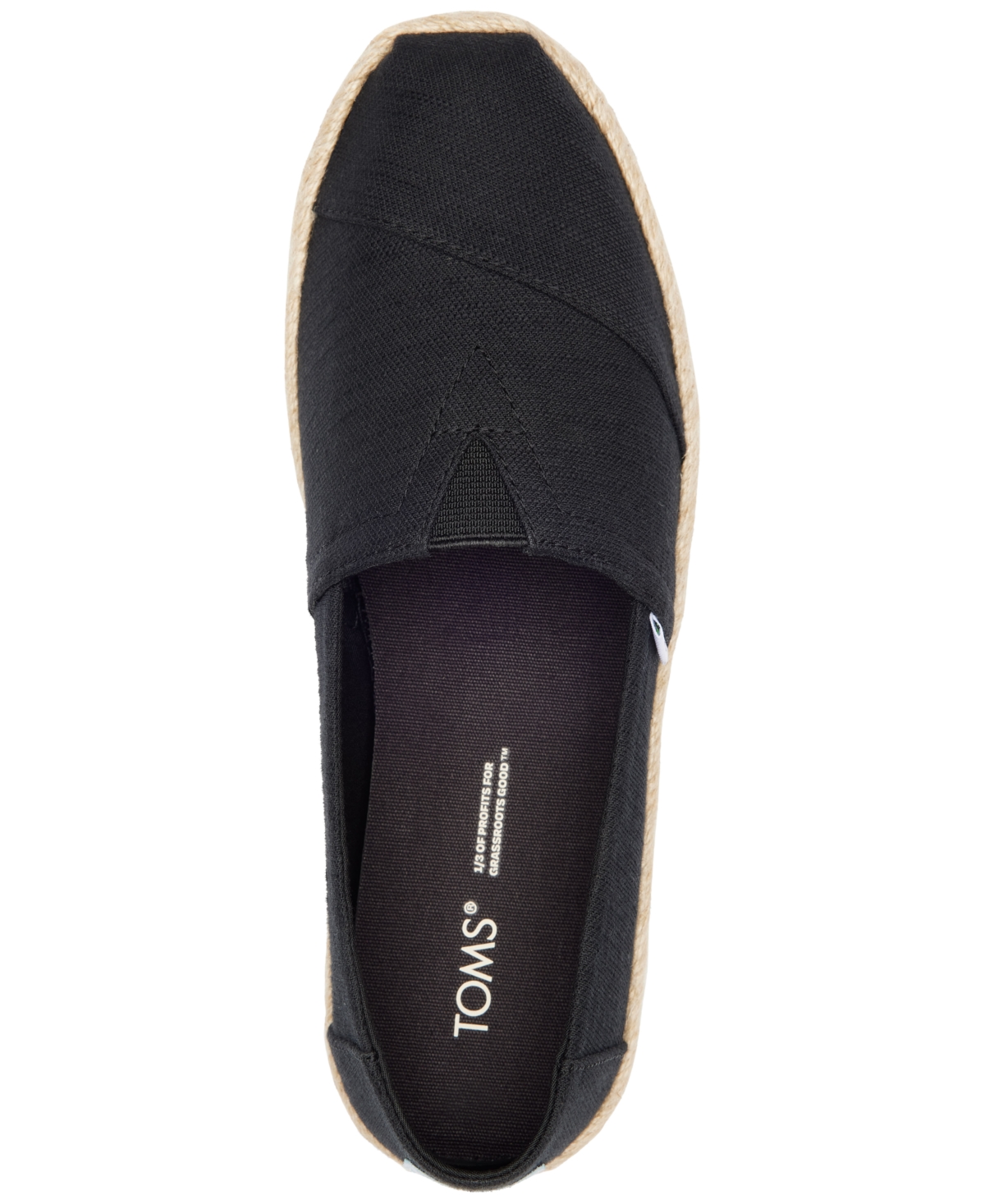 Toms Women's Alpargata Rope Slip-on Flats